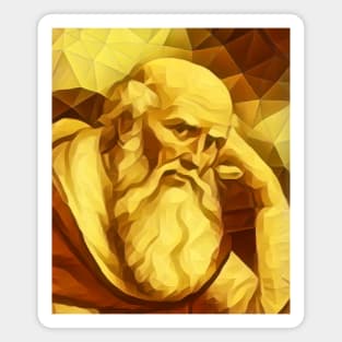 St. Jerome Golden Portrait | St. Jerome Artwork 9 Magnet